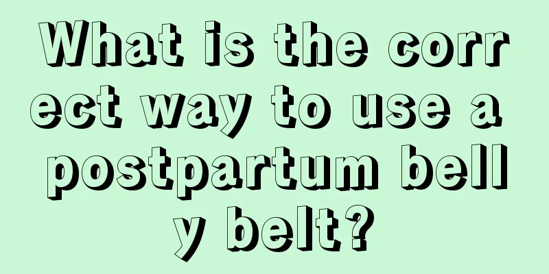 What is the correct way to use a postpartum belly belt?