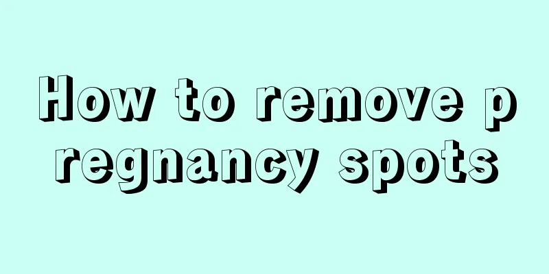 How to remove pregnancy spots