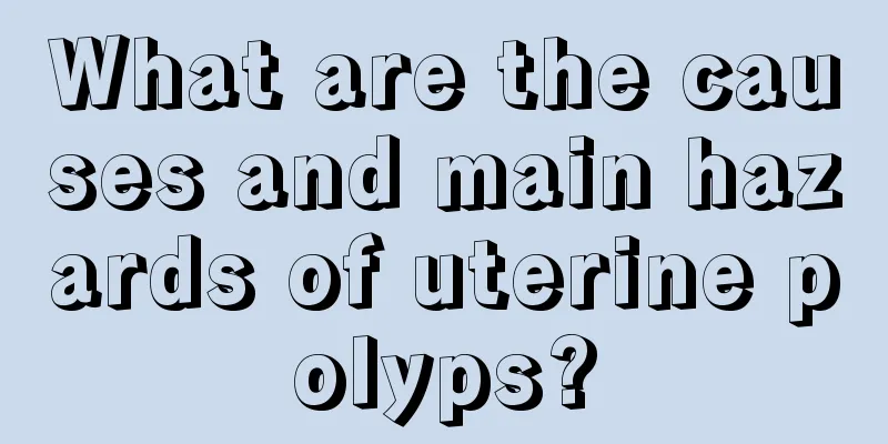 What are the causes and main hazards of uterine polyps?