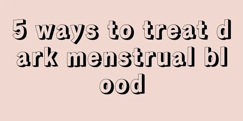 5 ways to treat dark menstrual blood