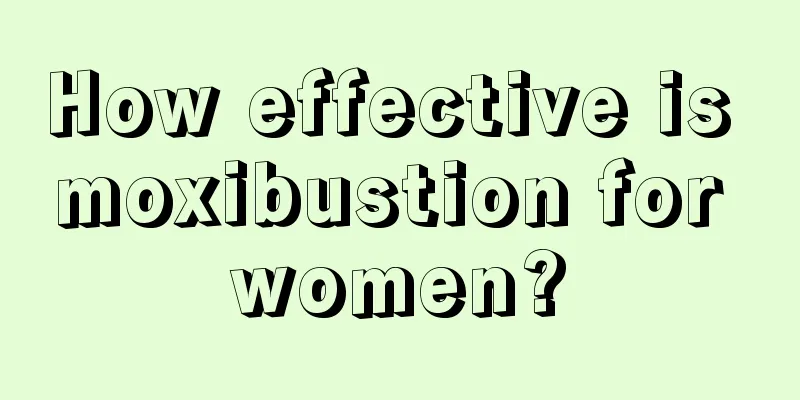 How effective is moxibustion for women?