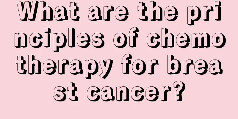 What are the principles of chemotherapy for breast cancer?