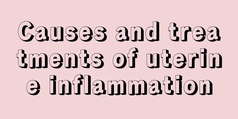 Causes and treatments of uterine inflammation