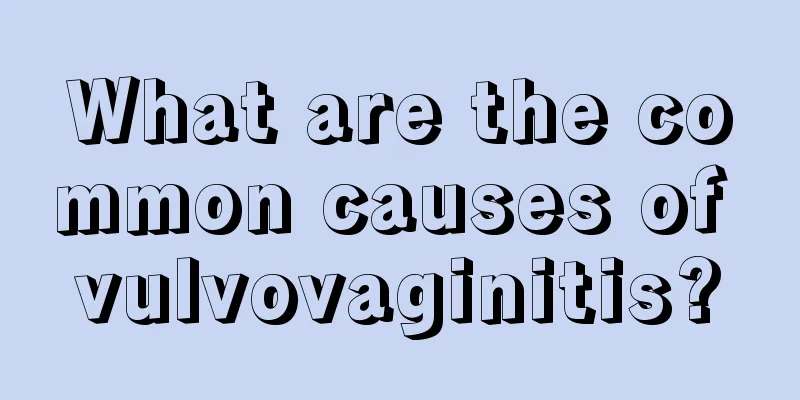 What are the common causes of vulvovaginitis?