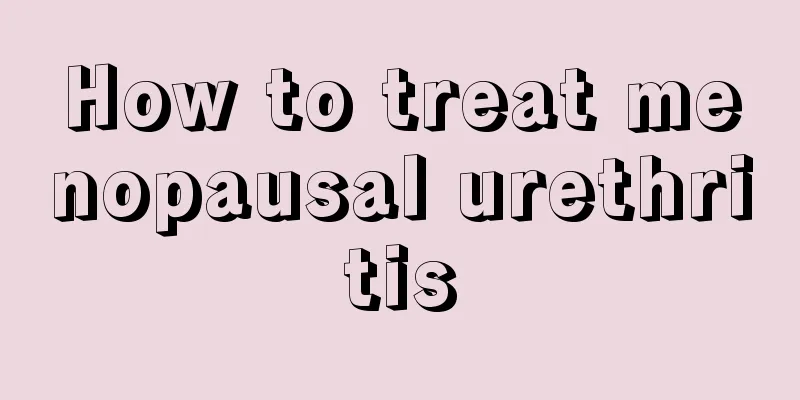 How to treat menopausal urethritis