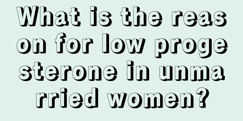 What is the reason for low progesterone in unmarried women?