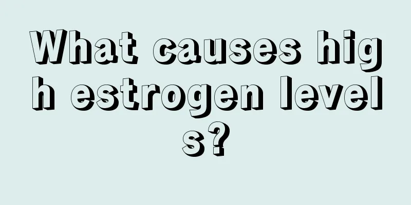 What causes high estrogen levels?