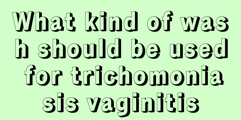 What kind of wash should be used for trichomoniasis vaginitis