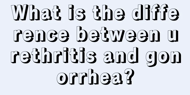 What is the difference between urethritis and gonorrhea?