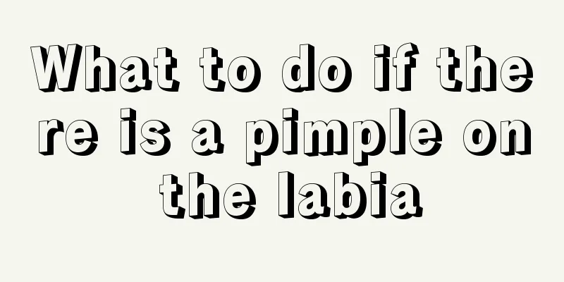 What to do if there is a pimple on the labia