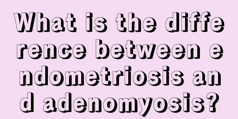 What is the difference between endometriosis and adenomyosis?