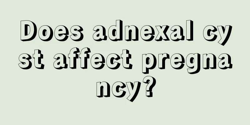 Does adnexal cyst affect pregnancy?