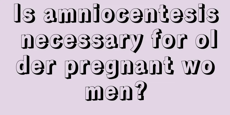 Is amniocentesis necessary for older pregnant women?