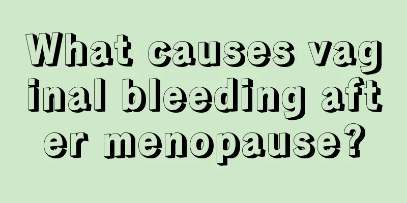 What causes vaginal bleeding after menopause?