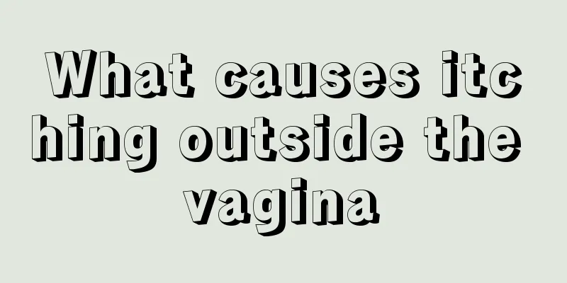 What causes itching outside the vagina