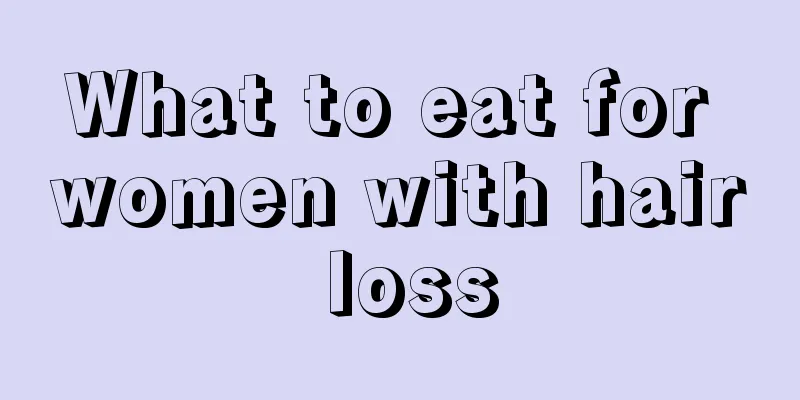 What to eat for women with hair loss