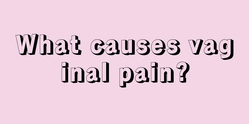 What causes vaginal pain?