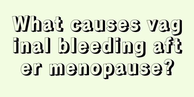 What causes vaginal bleeding after menopause?