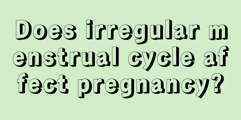 Does irregular menstrual cycle affect pregnancy?