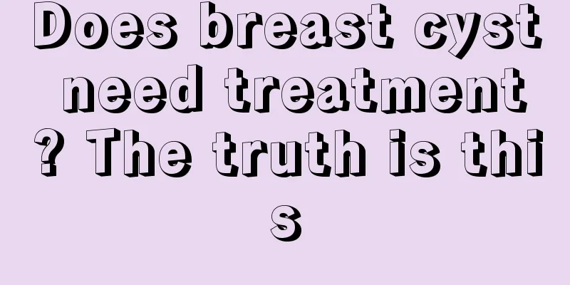 Does breast cyst need treatment? The truth is this