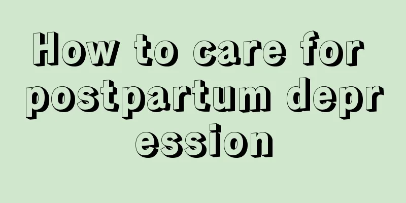 How to care for postpartum depression