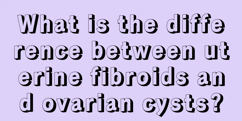 What is the difference between uterine fibroids and ovarian cysts?