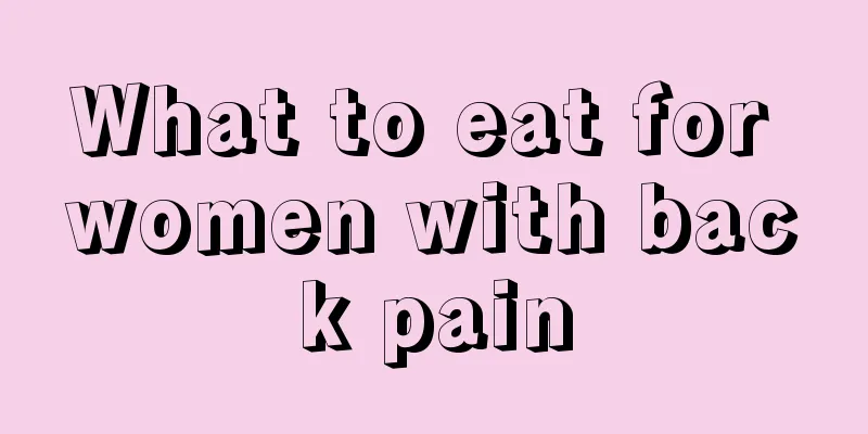 What to eat for women with back pain