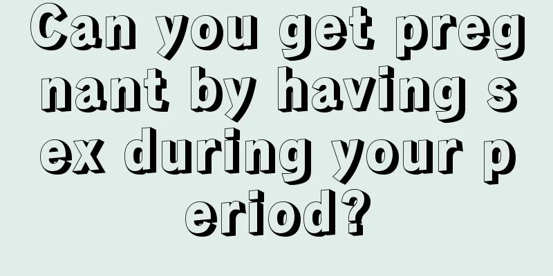 Can you get pregnant by having sex during your period?