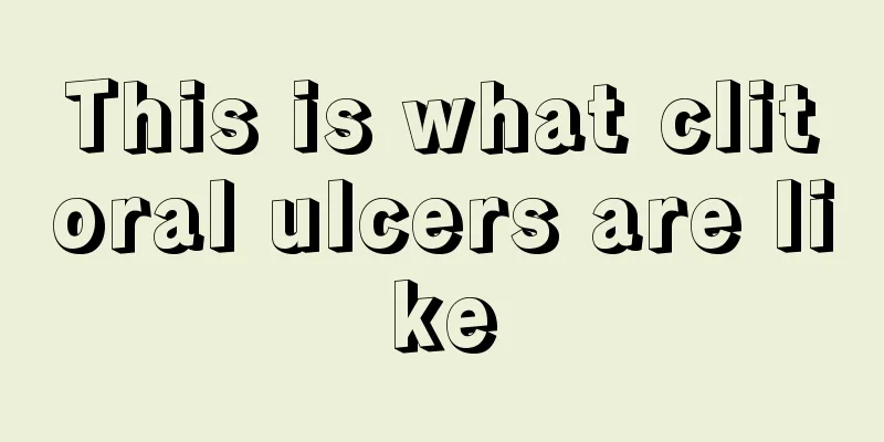 This is what clitoral ulcers are like