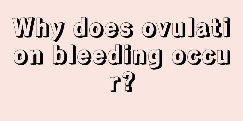 Why does ovulation bleeding occur?