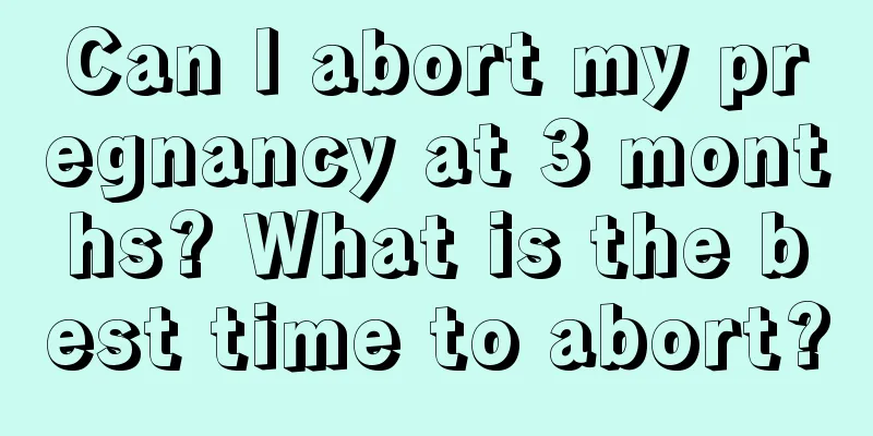 Can I abort my pregnancy at 3 months? What is the best time to abort?