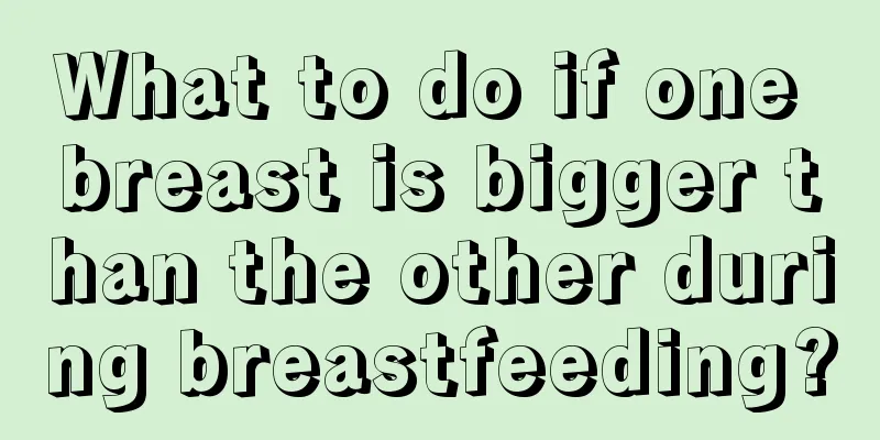 What to do if one breast is bigger than the other during breastfeeding?