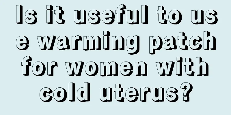 Is it useful to use warming patch for women with cold uterus?