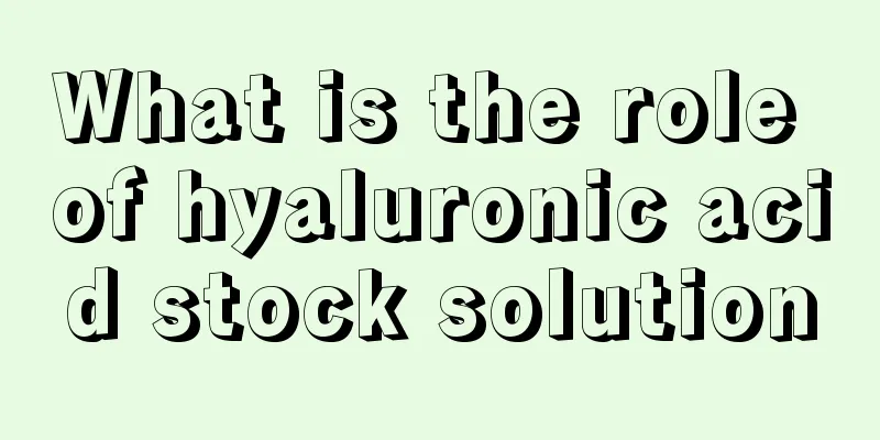 What is the role of hyaluronic acid stock solution