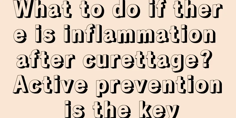 What to do if there is inflammation after curettage? Active prevention is the key