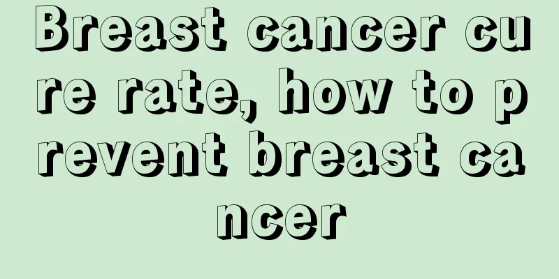 Breast cancer cure rate, how to prevent breast cancer