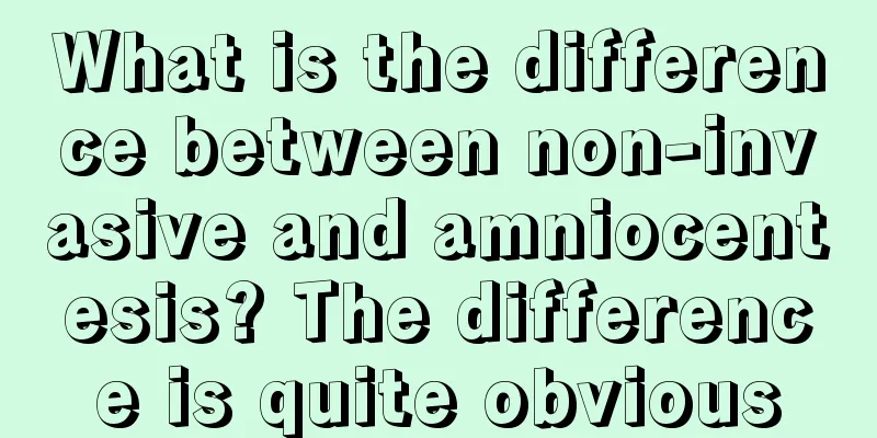 What is the difference between non-invasive and amniocentesis? The difference is quite obvious