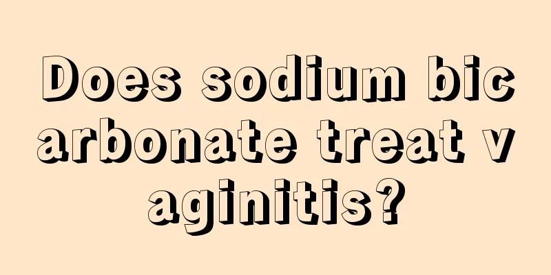 Does sodium bicarbonate treat vaginitis?