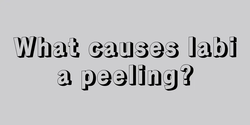 What causes labia peeling?