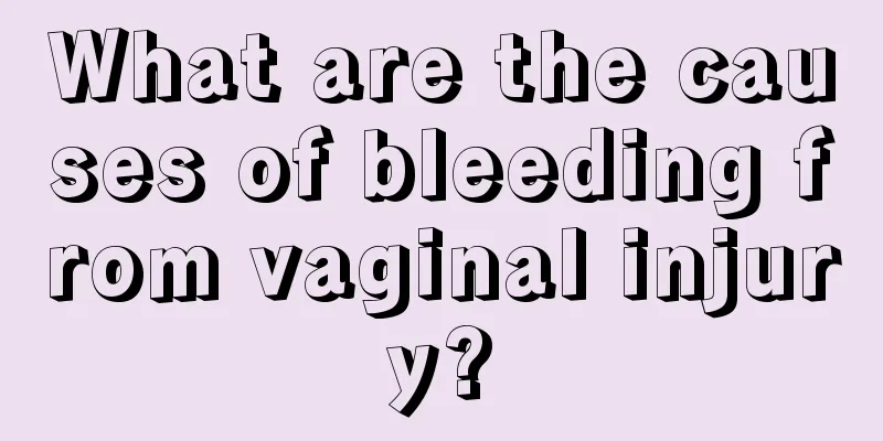 What are the causes of bleeding from vaginal injury?