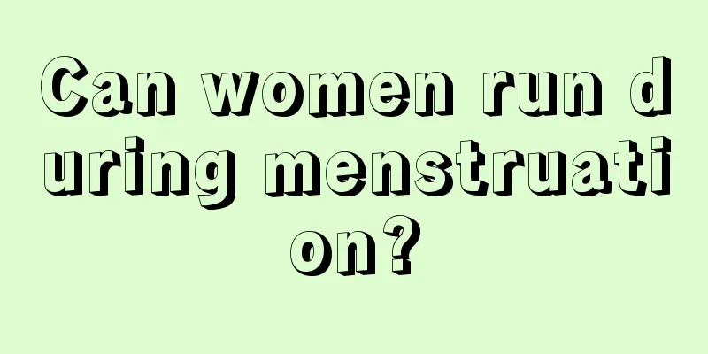 Can women run during menstruation?