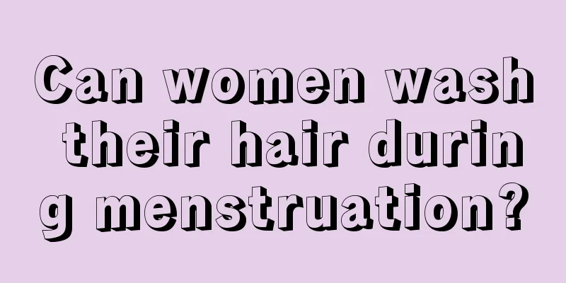 Can women wash their hair during menstruation?