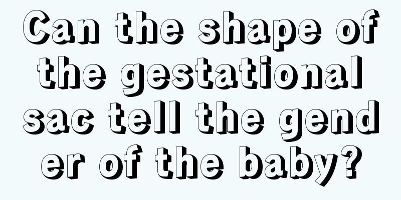 Can the shape of the gestational sac tell the gender of the baby?