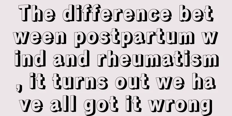 The difference between postpartum wind and rheumatism, it turns out we have all got it wrong