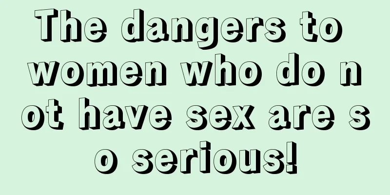 The dangers to women who do not have sex are so serious!