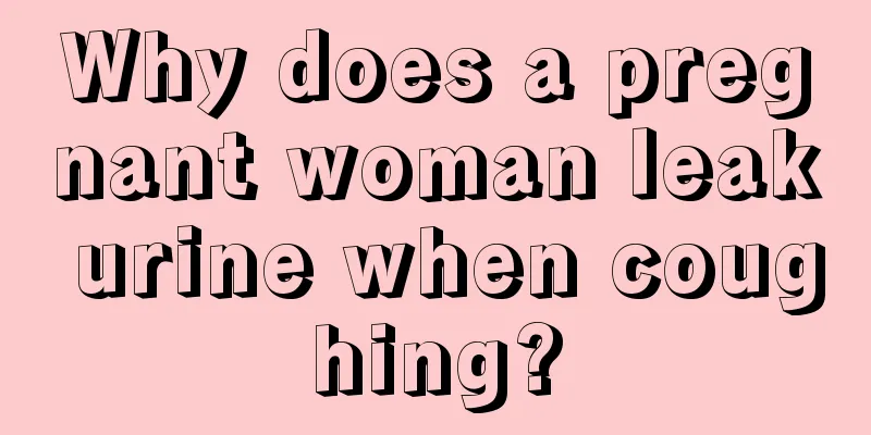 Why does a pregnant woman leak urine when coughing?