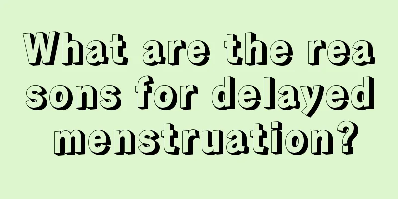 What are the reasons for delayed menstruation?