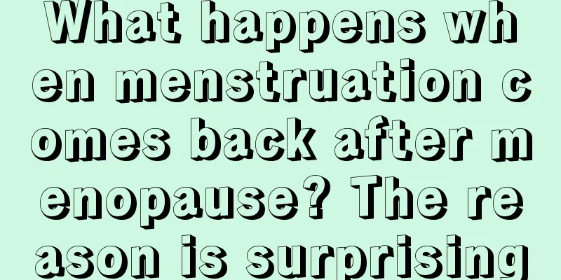 What happens when menstruation comes back after menopause? The reason is surprising