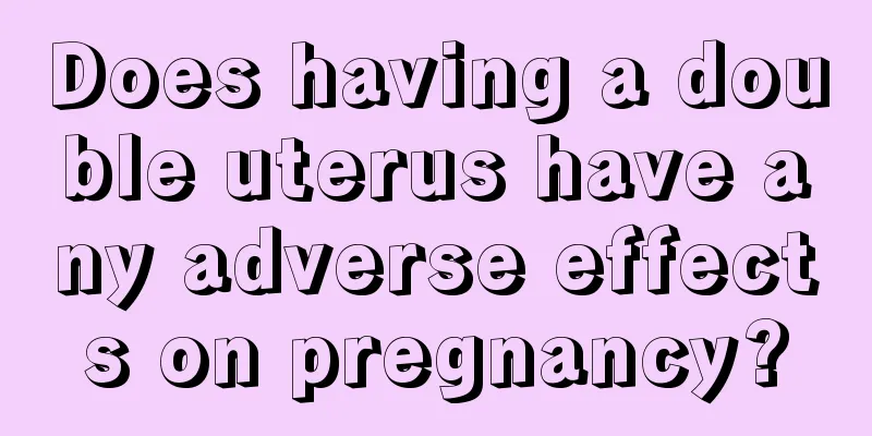 Does having a double uterus have any adverse effects on pregnancy?