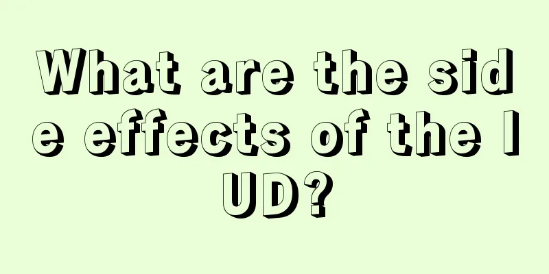 What are the side effects of the IUD?